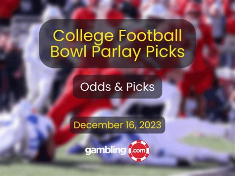 ncaaf picks and parlay|NCAAF Parlay and Picks .
